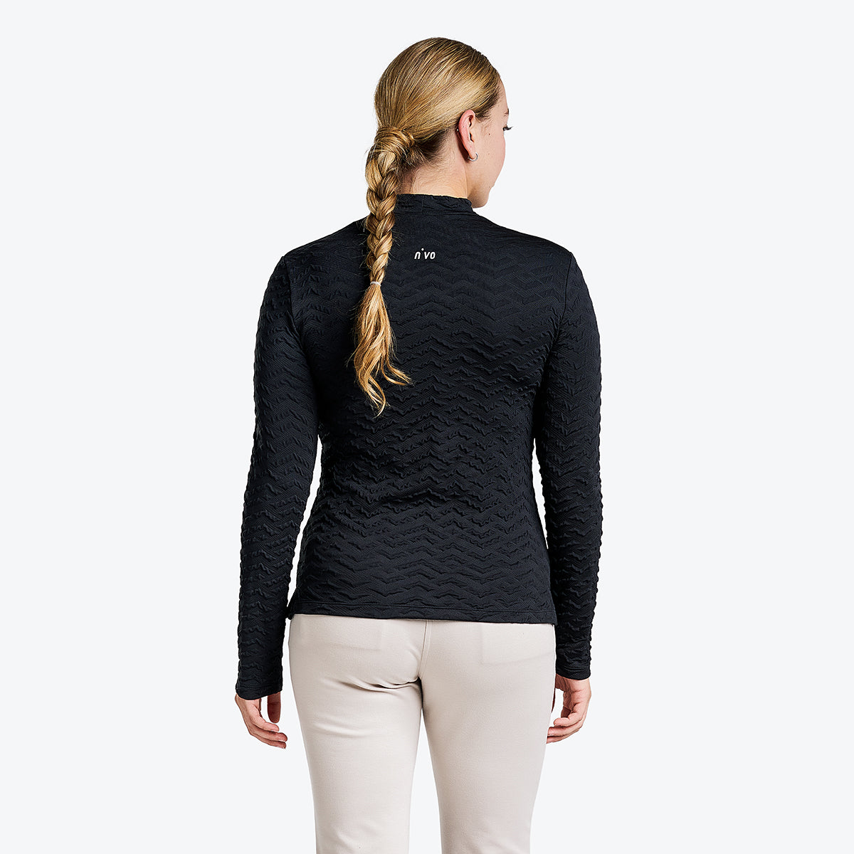 Nivo Ladies Turtleneck Jumper in Black