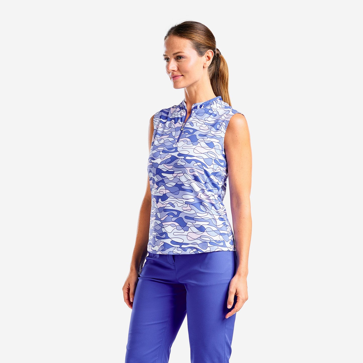 Nivo Liv Cool Sleeveless Shirt in Cobalt Blue