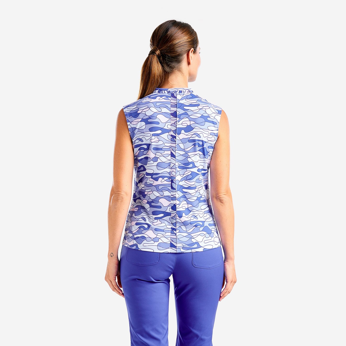 Nivo Liv Cool Sleeveless Shirt in Cobalt Blue