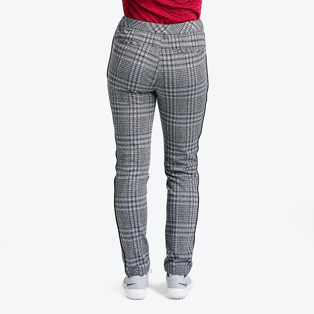 Nivo Ladies MEREDITH Jacquard Knit Trouser Product Image Rear