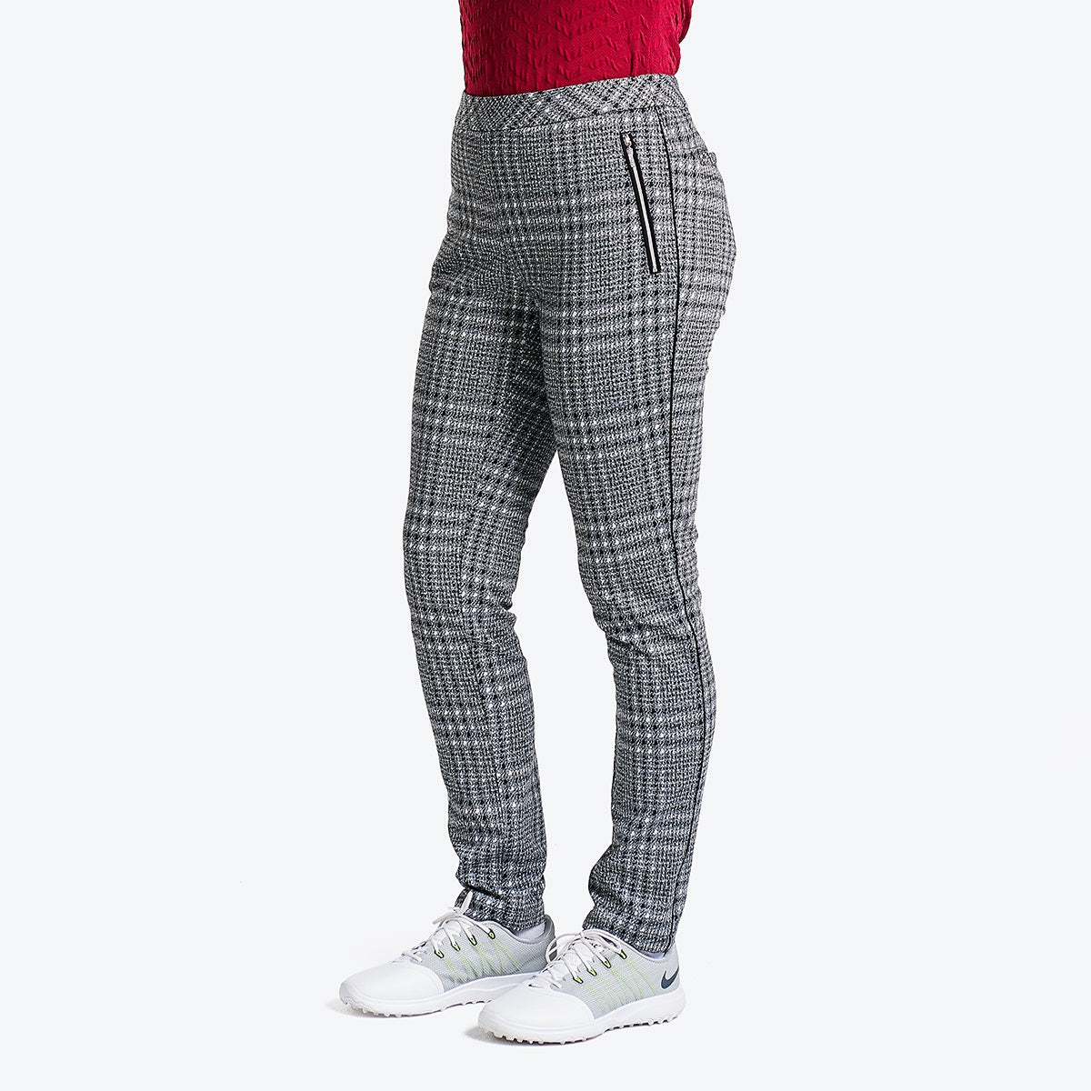 Nivo Ladies MEREDITH Jacquard Knit Trouser Product Image Side