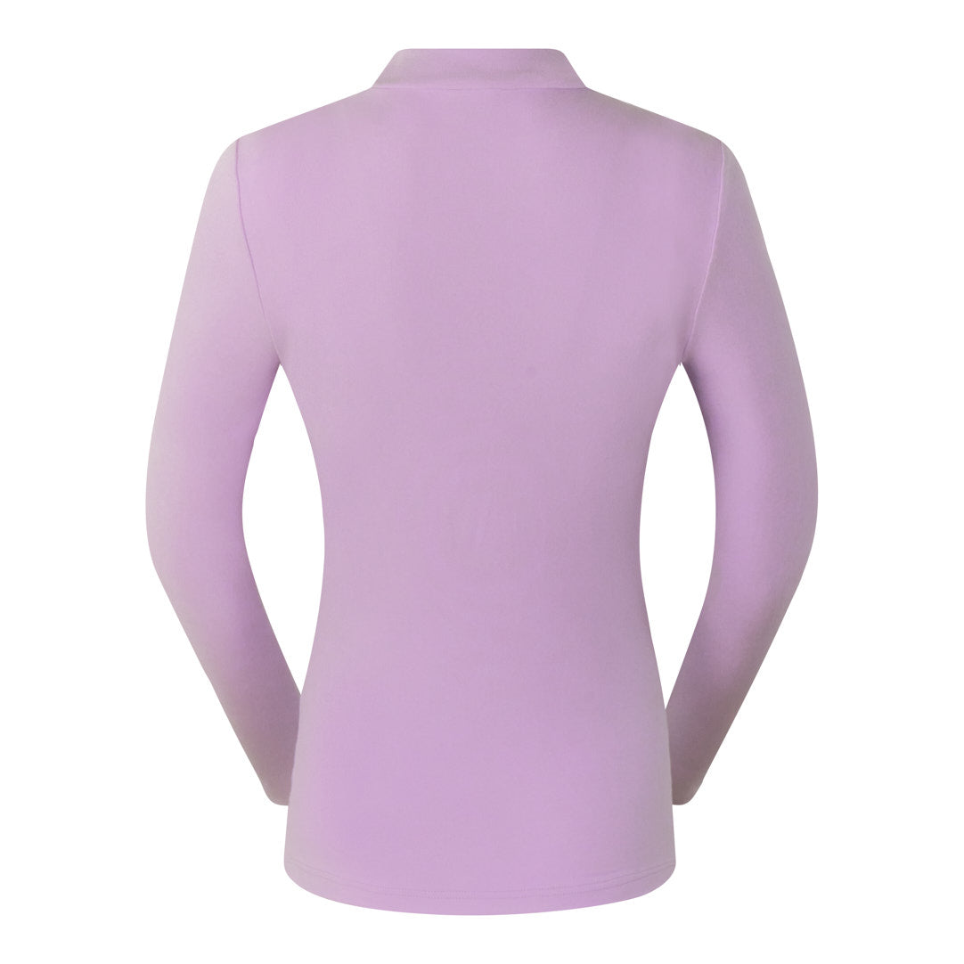 PURE GOLF - Fern Mock Neck - Lilac