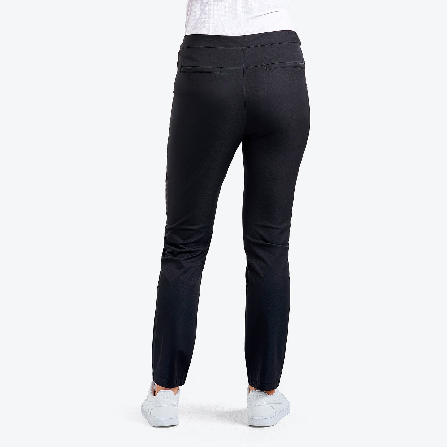 Nivo Pull-On Twill Trouser in Black