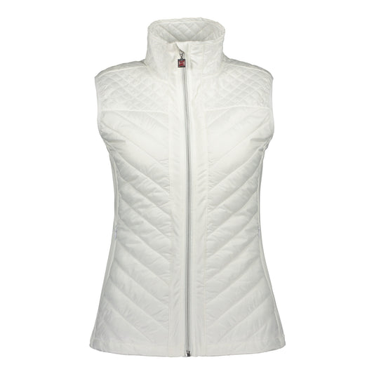 Catmandoo Women's Swish White Quilted Vest Product Image Front
