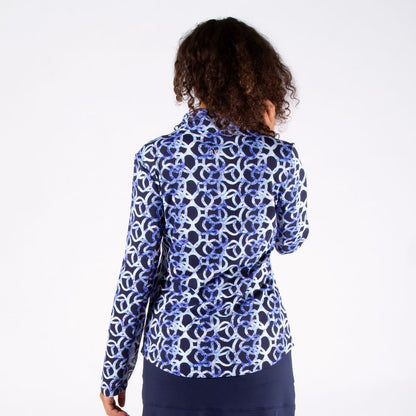 Nivo Liba Long Sleeve Liv Cool Shirt in Navy