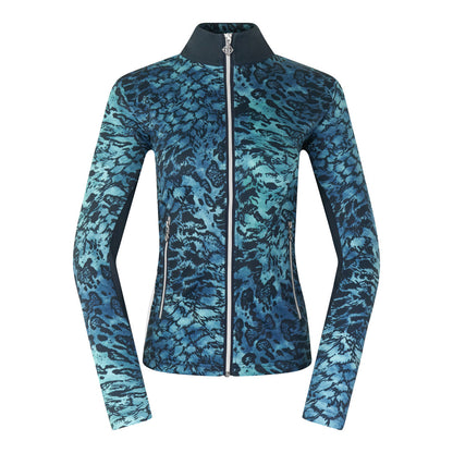 PURE GOLF - Auttie Winterweight Jacket - Tourmaline Leopard