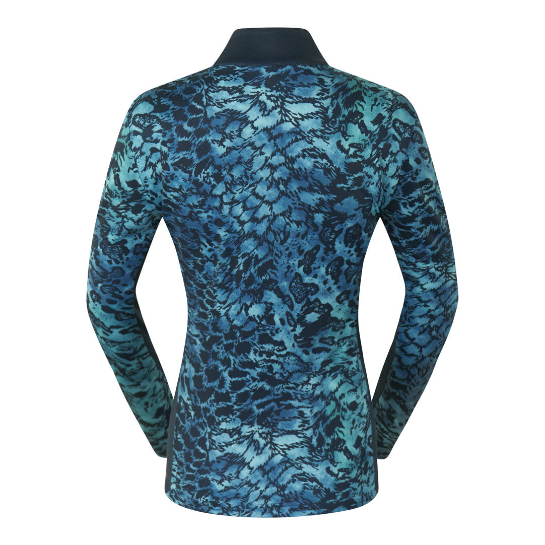 PURE GOLF - Auttie Winterweight Jacket - Tourmaline Leopard