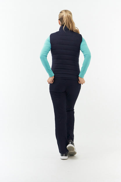 PURE GOLF - Equinox Fur Gilet - Navy