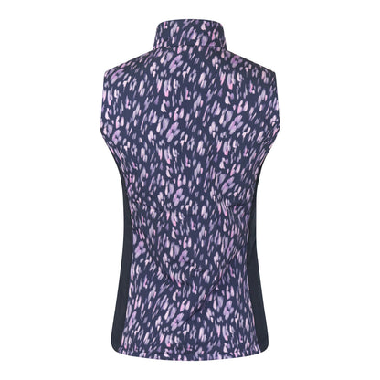 PURE GOLF - Annona Patterned Gilet - Lavender Flurry