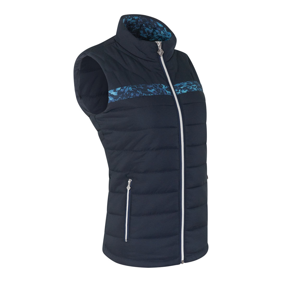 PURE GOLF - Libra Gilet - Tourmaline Leopard