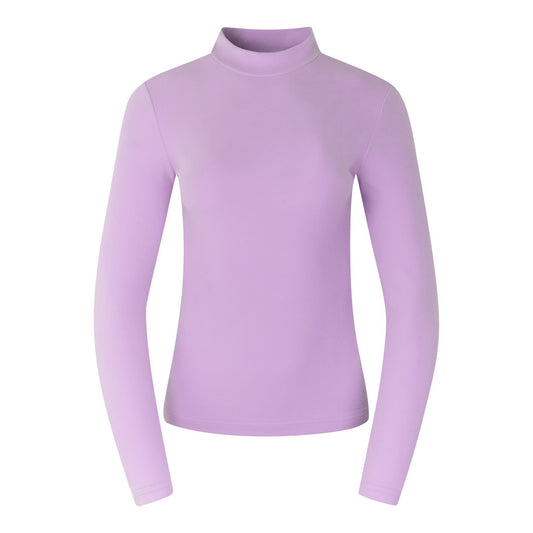 PURE GOLF - Fern Mock Neck - Lilac