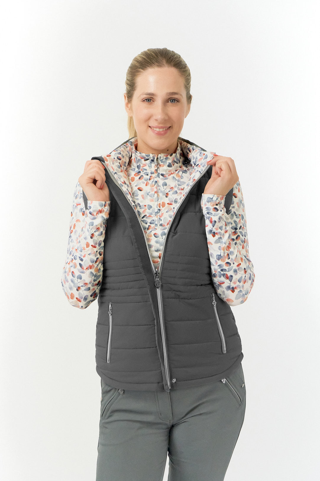 Pure Golf - Eve Reversible Gilet - Autumn Embers