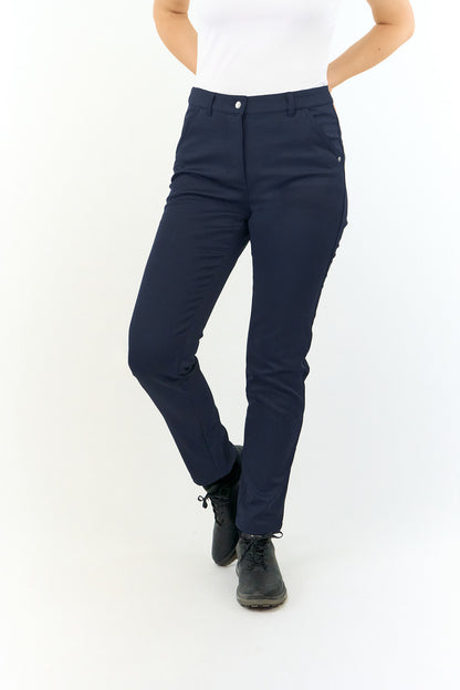 PURE GOLF - Bernie Thermal Lined Trousers - Navy