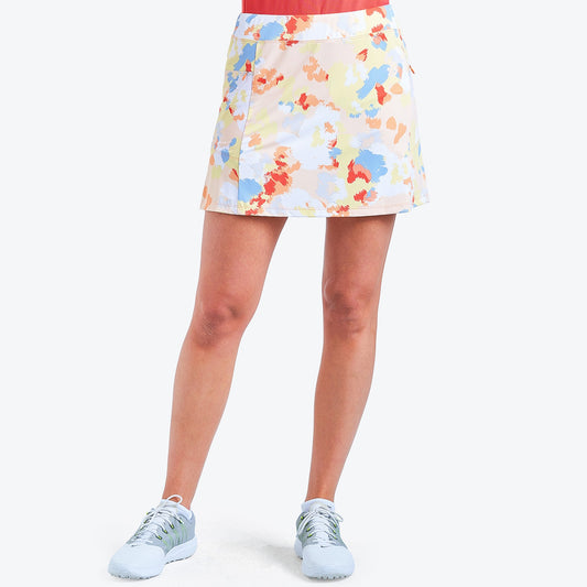 Nivo Layla Liv Cool Pull-On Skort in Mango Print Front Facing Product Image