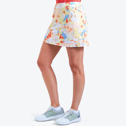 Nivo Layla Liv Cool Pull-On Skort in Mango Print Side Facing Product Image