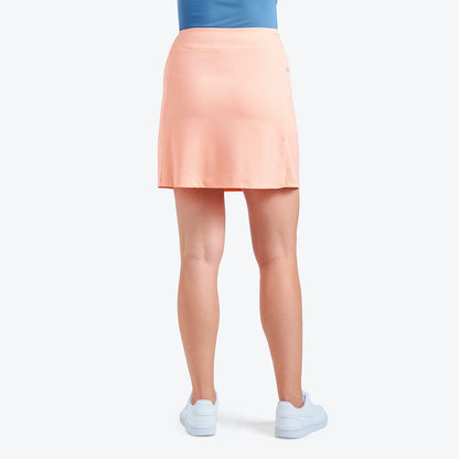 Nivo Lina Ladies Liv Cool Pull-On Skort in Coral Reef Rear Facing Product Image