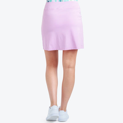 Nivo Lina Liv Cool Pull-On Skort in Bubble Gum Rear Facing Product Image