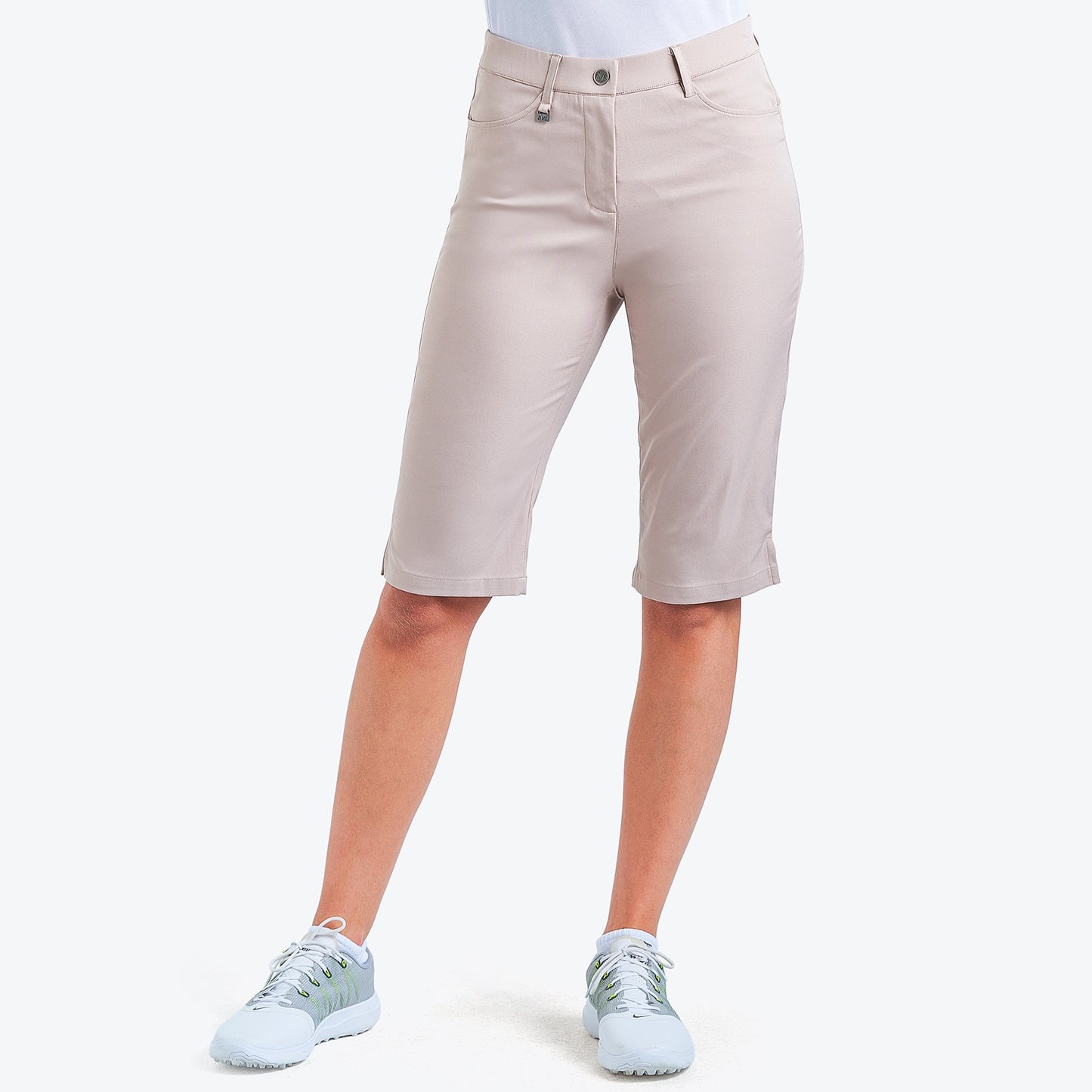 Nivo Nalini Twill Long Short in Desert Front Facing Product Image