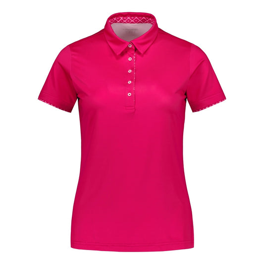 823118_0087 Catmandoo Ruth Ladies Polo Shirt Pink Product Image Front
