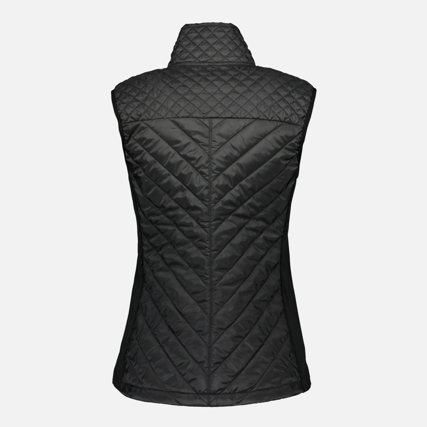 891028 Catmandoo Ladies Quilted Vest Black Product Image Rear