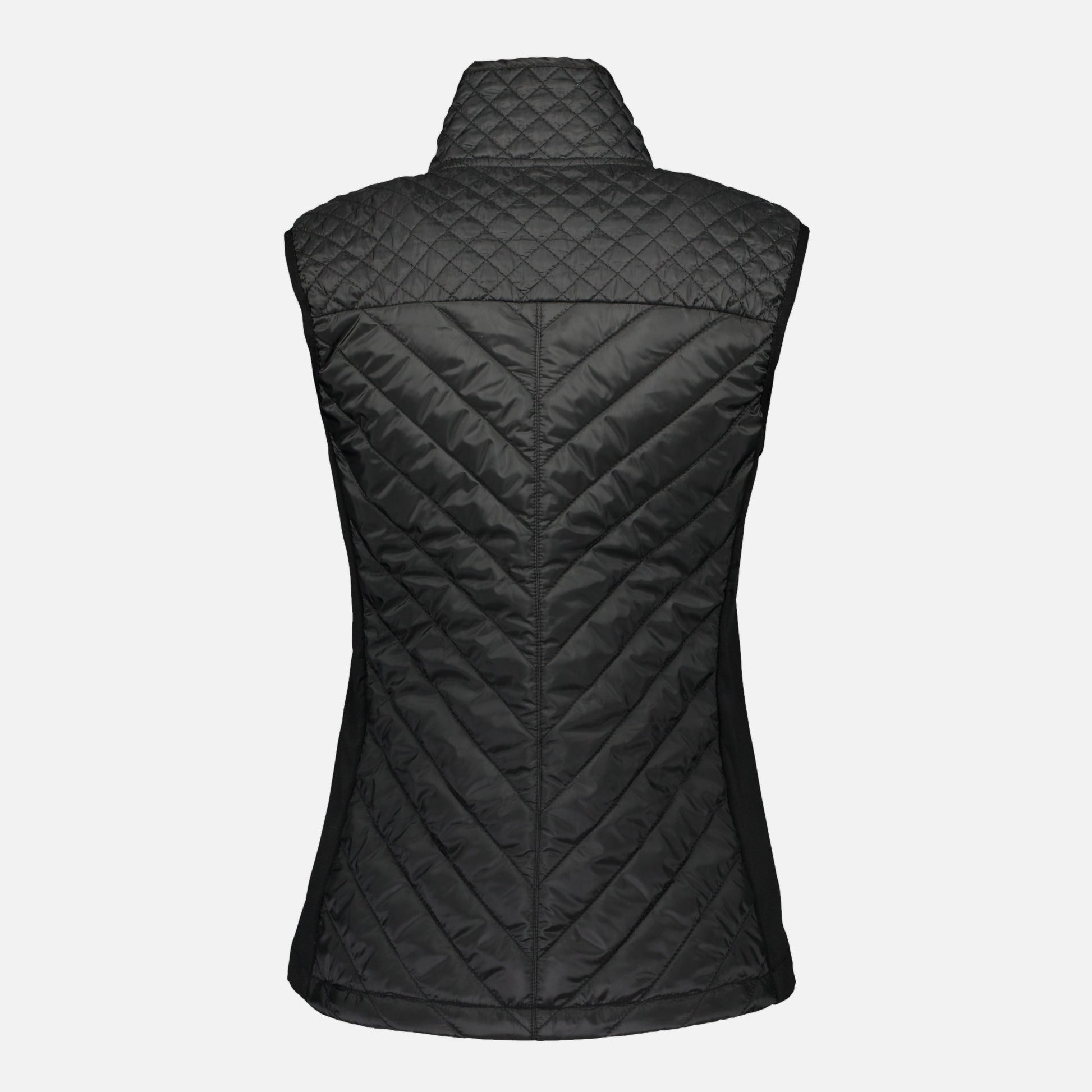 891028 Catmandoo Ladies Quilted Vest Black Product Image Rear