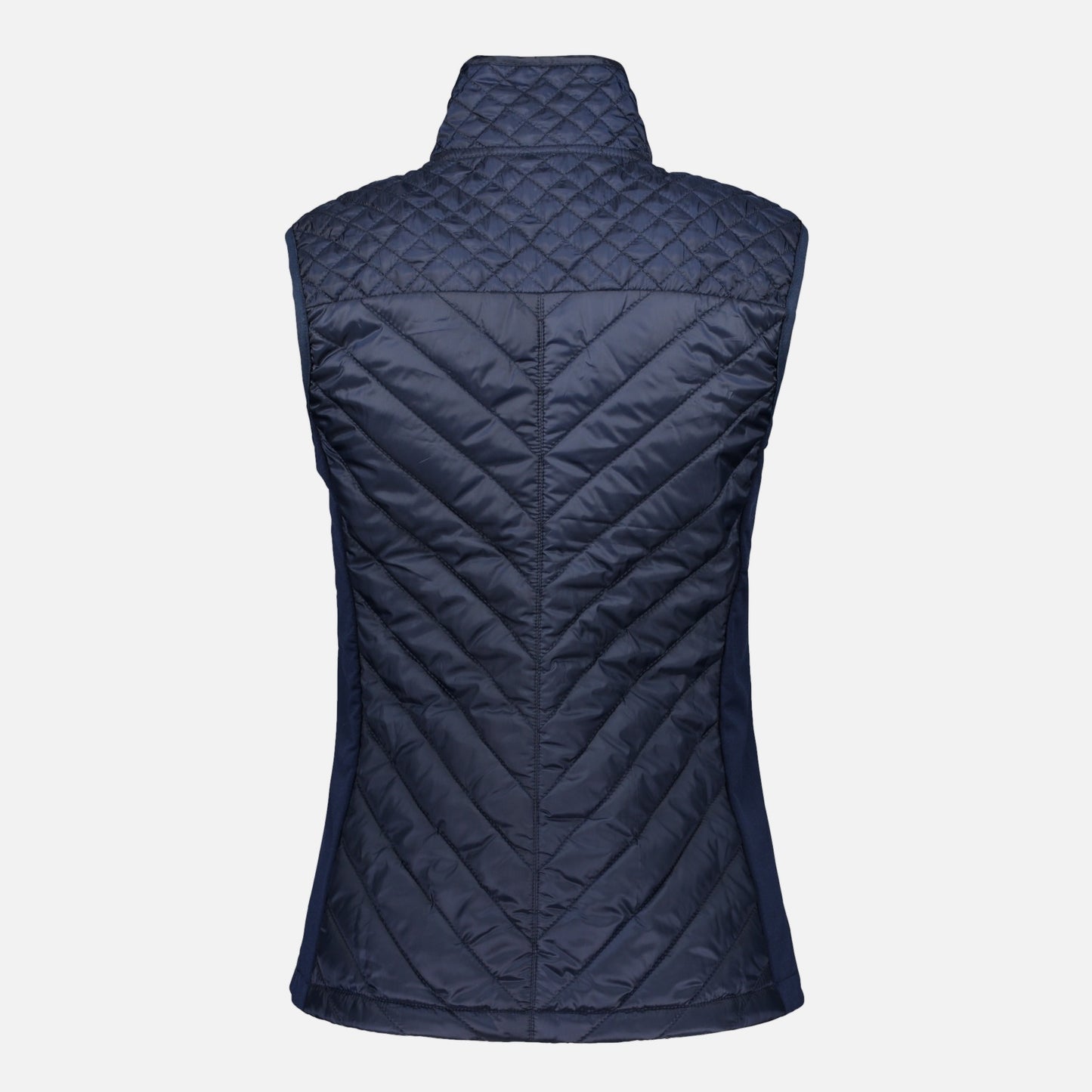891028 Catmandoo Ladies Quilted Vest Navy Product Image Rear