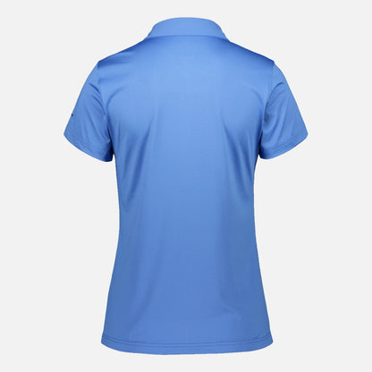 891030 Catmandoo Spry Ladies Golf Polo Shirt Blue Stripe Product Image Rear
