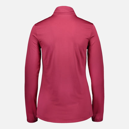 892034 Catmandoo Slona 1-4 Zip Stretchy Midlayer Top Pink Product Image Rear