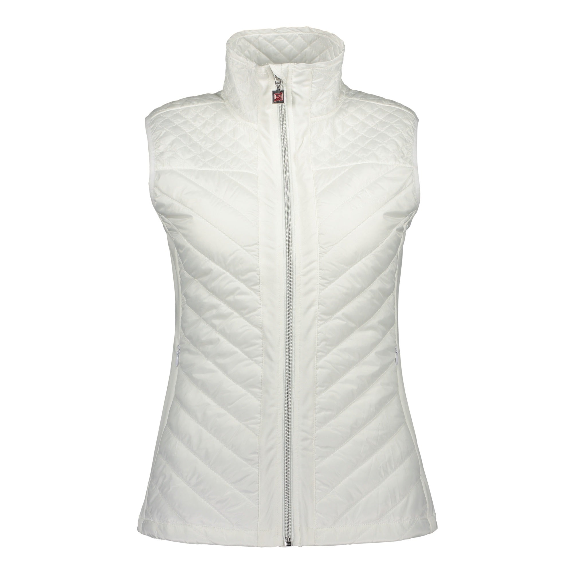 Sleeveless quilted vest on sale women's