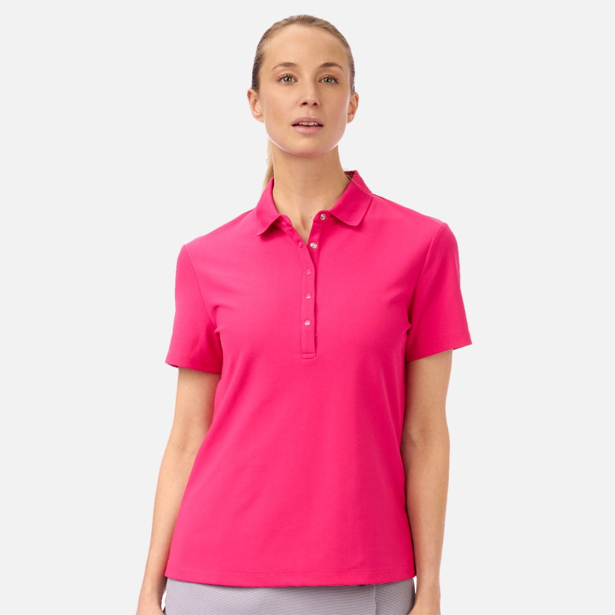 NI2211100 Nivo Brenna Ladies Pique Polo Shirt Berry Product Image Front