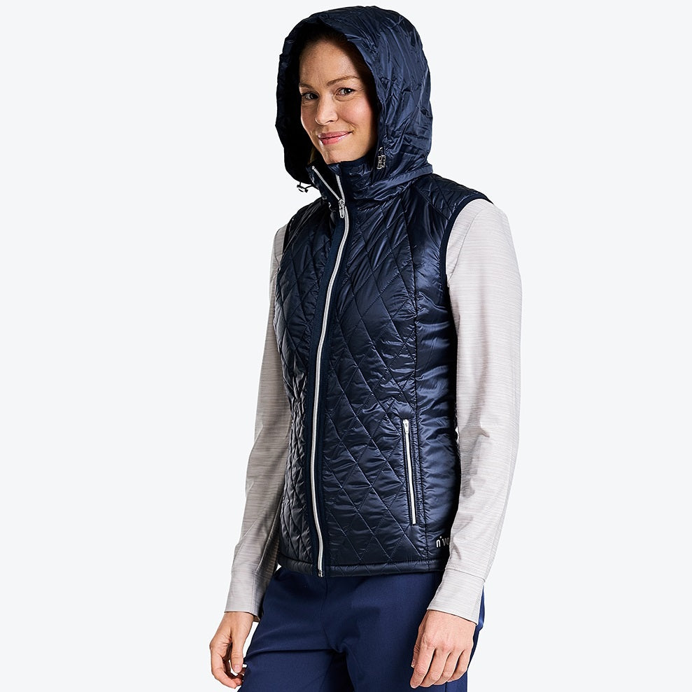 NI2211500 Nivo Myer Ladies Padded Gilet Navy Product Image Side_b