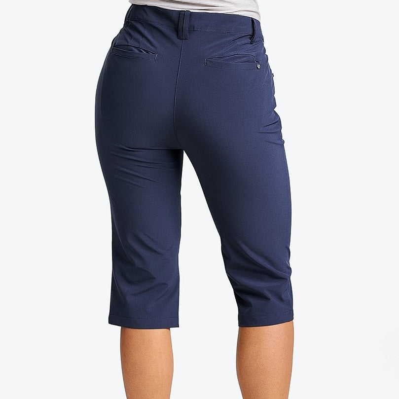 NI3211404_400 Nivo Bellamy Ladies Standard Capri Navy Product Image Rear