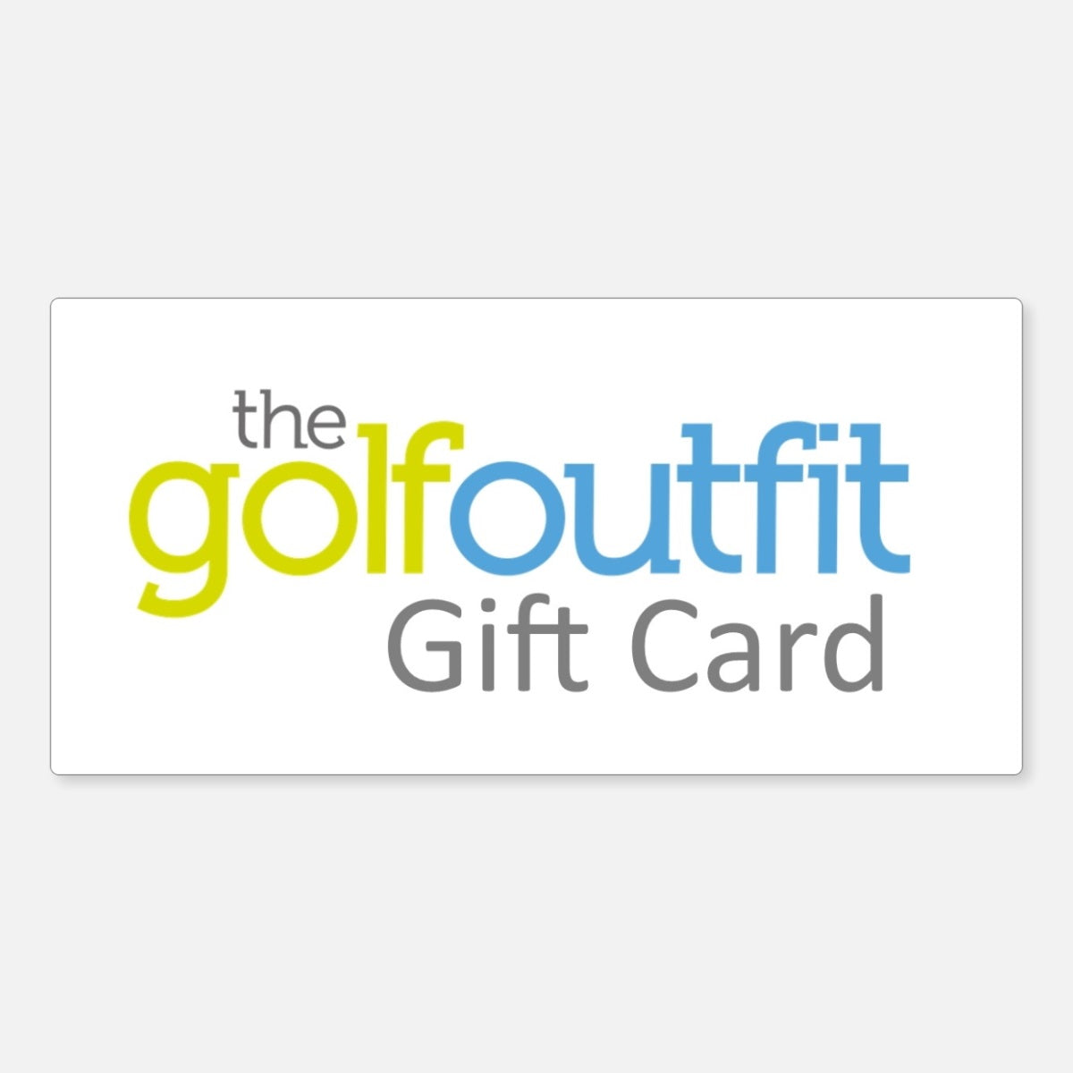 The Golf Outfit Gift Card